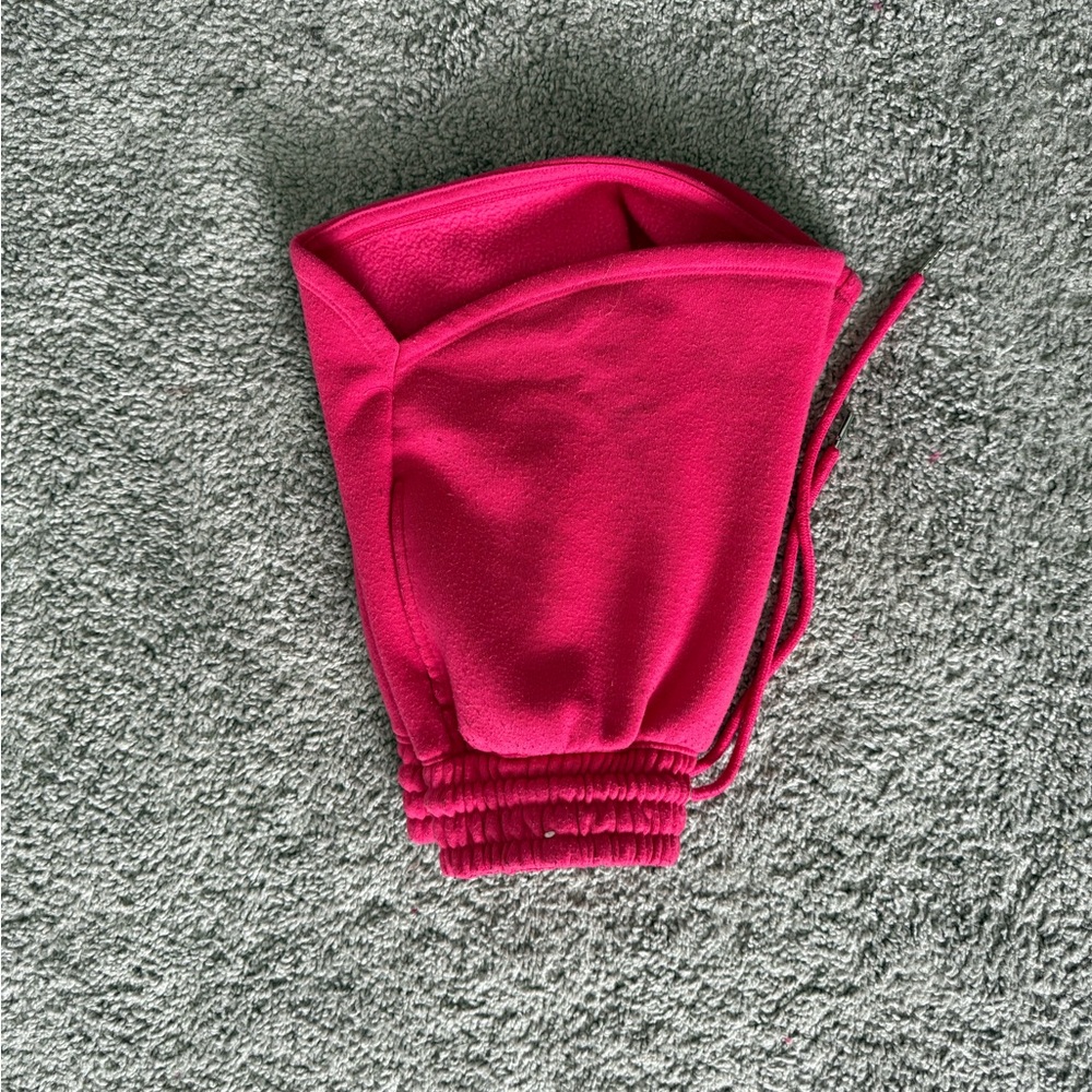 Kids Pink Fleece Shorts